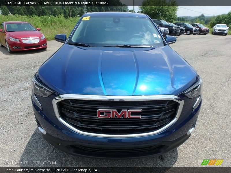 Blue Emerald Metallic / Jet Black 2020 GMC Terrain SLE AWD