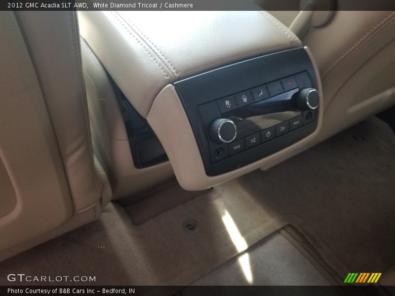 White Diamond Tricoat / Cashmere 2012 GMC Acadia SLT AWD