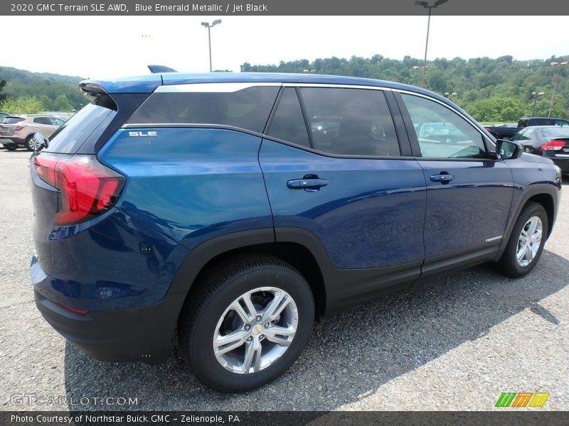 Blue Emerald Metallic / Jet Black 2020 GMC Terrain SLE AWD