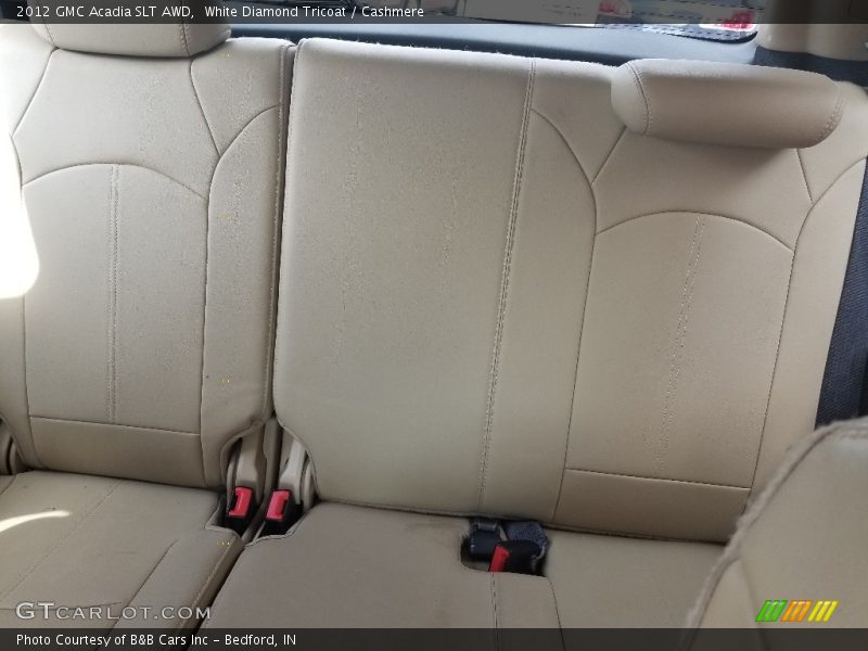 White Diamond Tricoat / Cashmere 2012 GMC Acadia SLT AWD