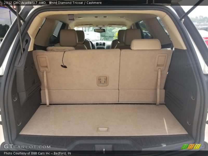 White Diamond Tricoat / Cashmere 2012 GMC Acadia SLT AWD