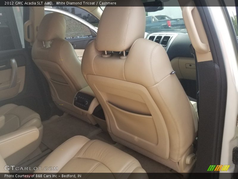 White Diamond Tricoat / Cashmere 2012 GMC Acadia SLT AWD