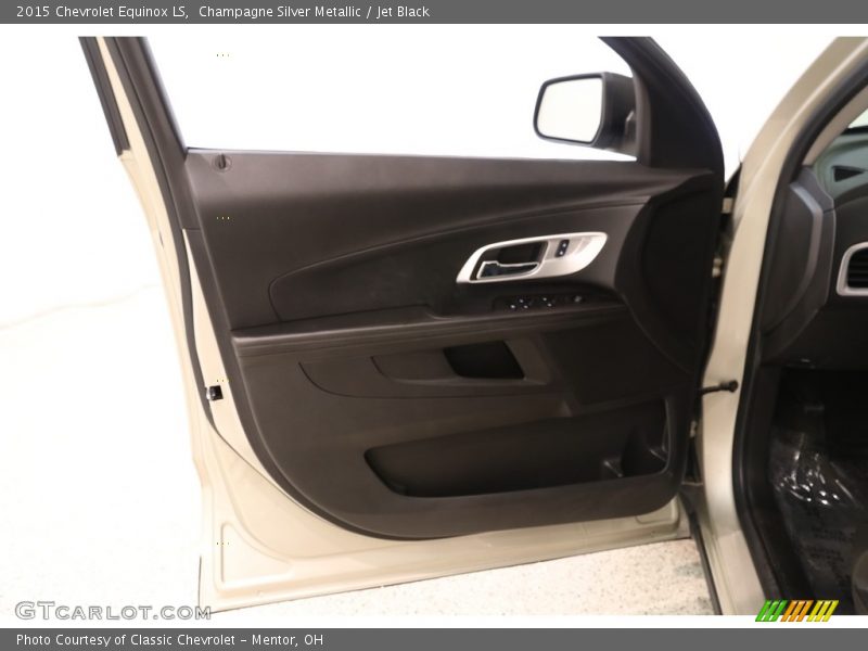 Champagne Silver Metallic / Jet Black 2015 Chevrolet Equinox LS