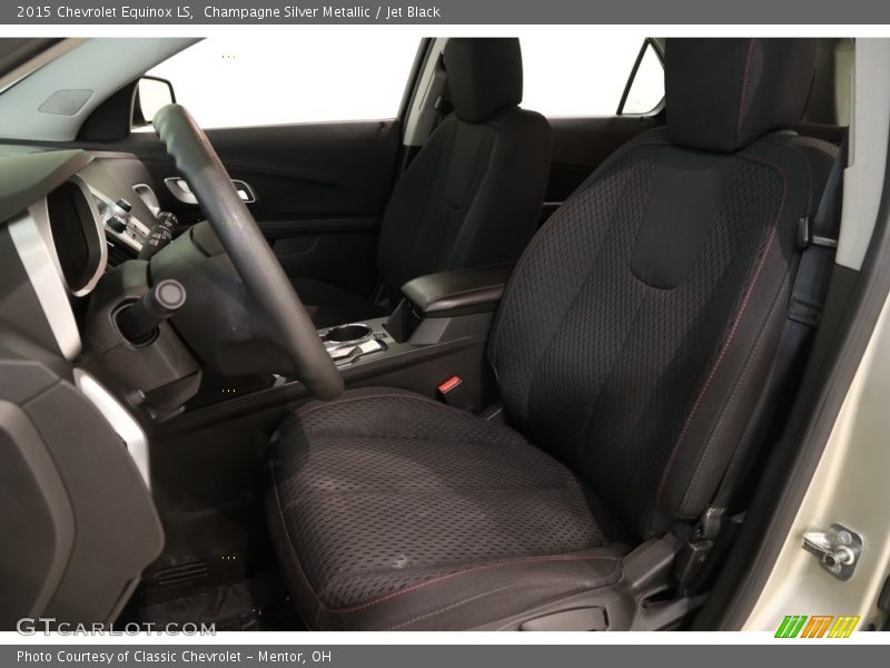 Champagne Silver Metallic / Jet Black 2015 Chevrolet Equinox LS
