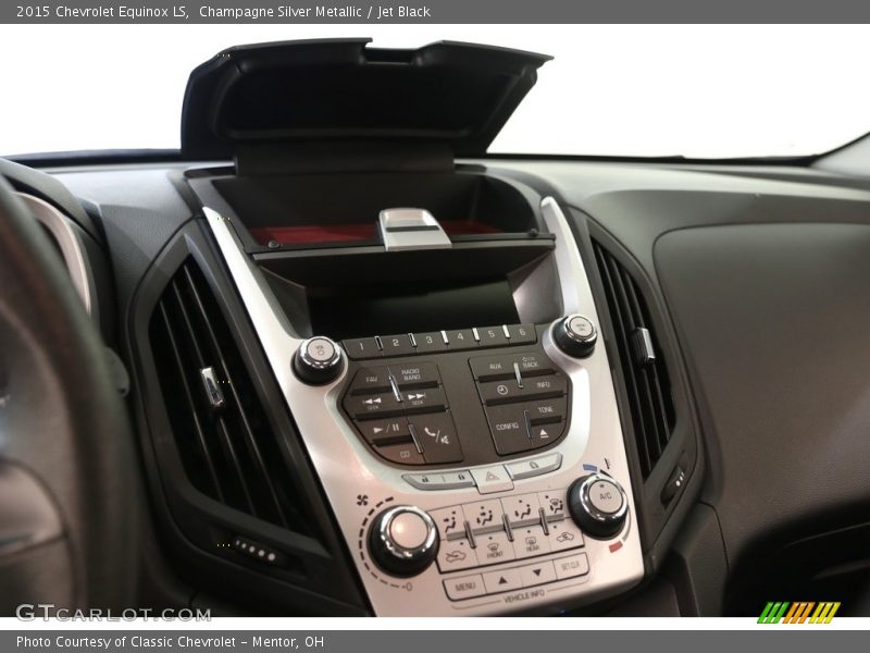 Champagne Silver Metallic / Jet Black 2015 Chevrolet Equinox LS