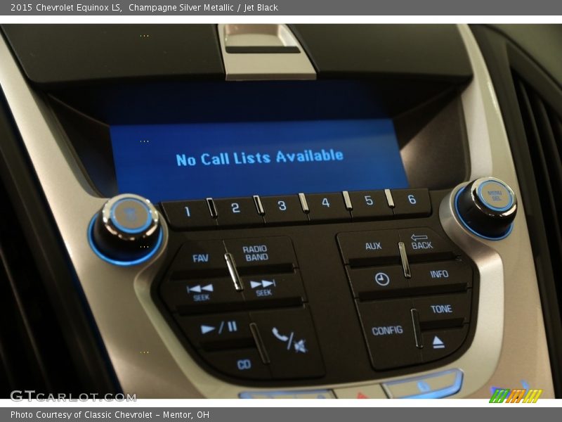 Champagne Silver Metallic / Jet Black 2015 Chevrolet Equinox LS