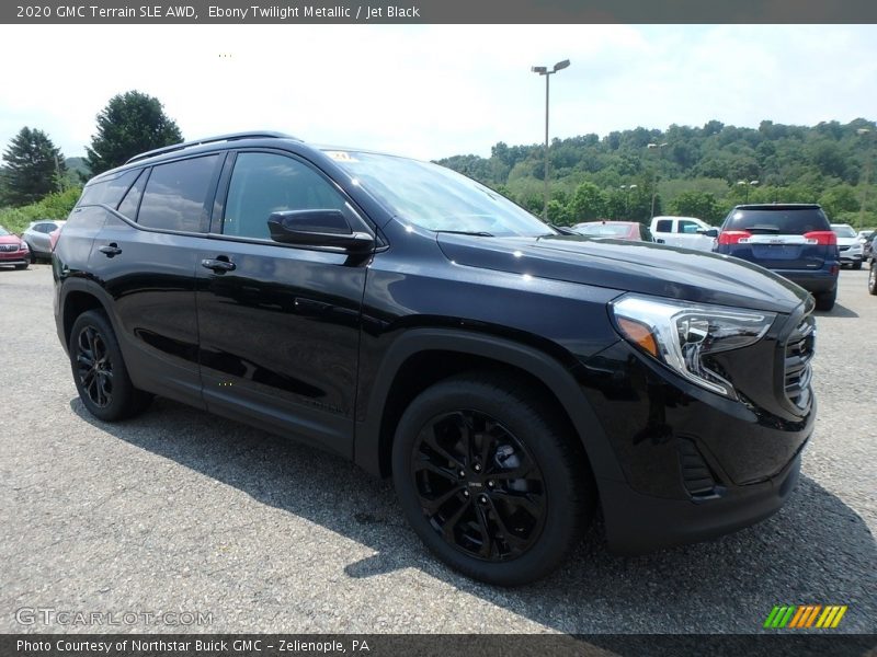 Ebony Twilight Metallic / Jet Black 2020 GMC Terrain SLE AWD