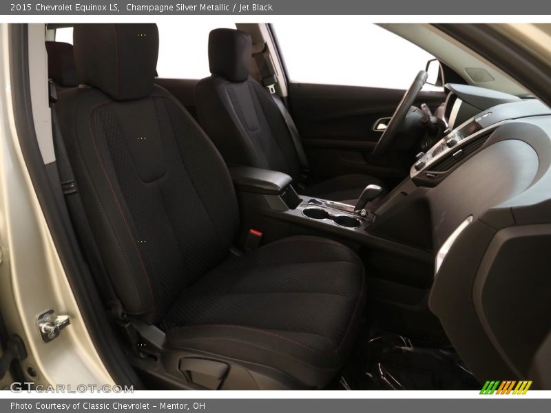 Champagne Silver Metallic / Jet Black 2015 Chevrolet Equinox LS