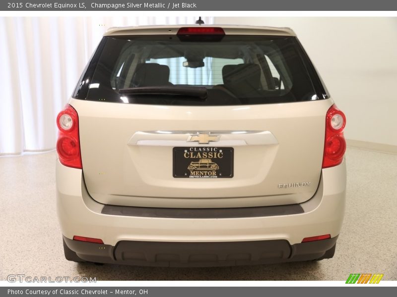 Champagne Silver Metallic / Jet Black 2015 Chevrolet Equinox LS