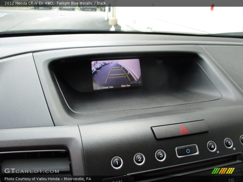 Twilight Blue Metallic / Black 2012 Honda CR-V EX 4WD