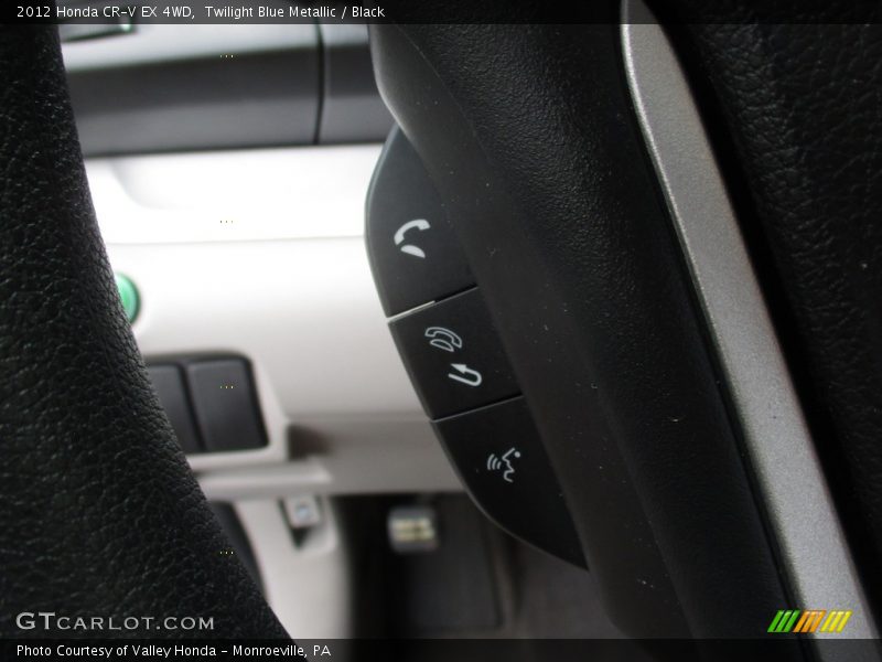 Twilight Blue Metallic / Black 2012 Honda CR-V EX 4WD