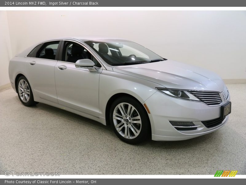 Ingot Silver / Charcoal Black 2014 Lincoln MKZ FWD