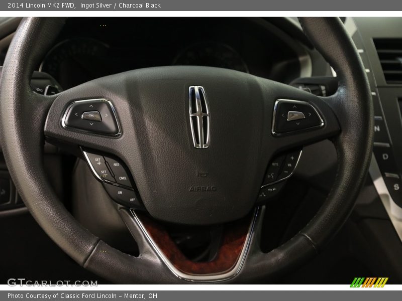 Ingot Silver / Charcoal Black 2014 Lincoln MKZ FWD