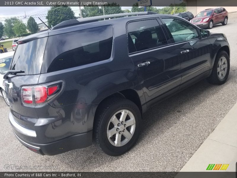 Cyber Gray Metallic / Light Titanium 2013 GMC Acadia SLE