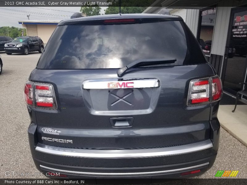 Cyber Gray Metallic / Light Titanium 2013 GMC Acadia SLE