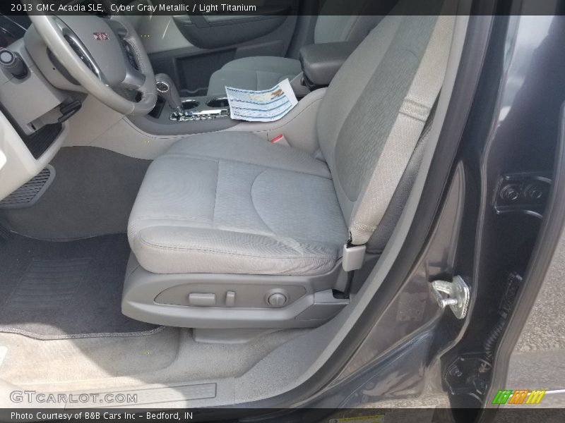 Cyber Gray Metallic / Light Titanium 2013 GMC Acadia SLE