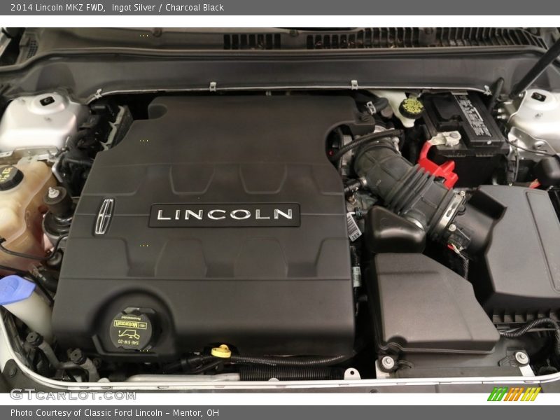 Ingot Silver / Charcoal Black 2014 Lincoln MKZ FWD
