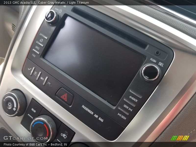 Cyber Gray Metallic / Light Titanium 2013 GMC Acadia SLE
