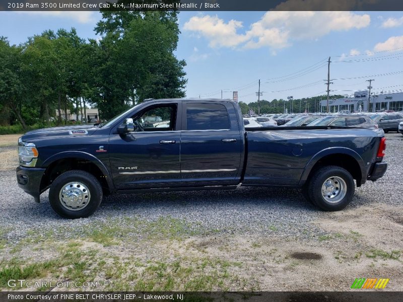 Maximum Steel Metallic / Black 2019 Ram 3500 Limited Crew Cab 4x4