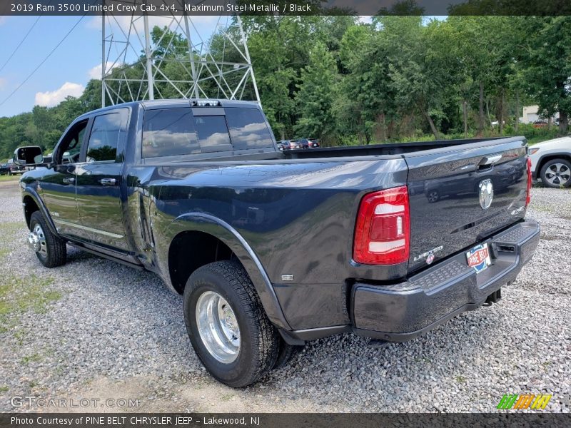 Maximum Steel Metallic / Black 2019 Ram 3500 Limited Crew Cab 4x4