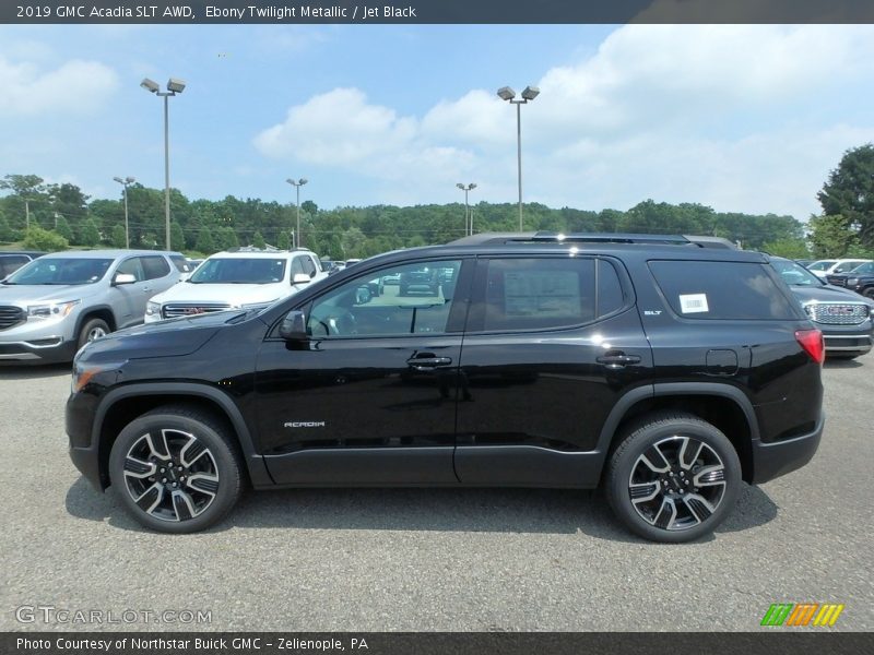 Ebony Twilight Metallic / Jet Black 2019 GMC Acadia SLT AWD