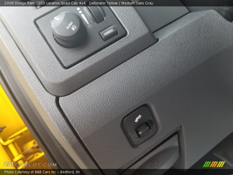 Detonator Yellow / Medium Slate Gray 2008 Dodge Ram 1500 Laramie Quad Cab 4x4