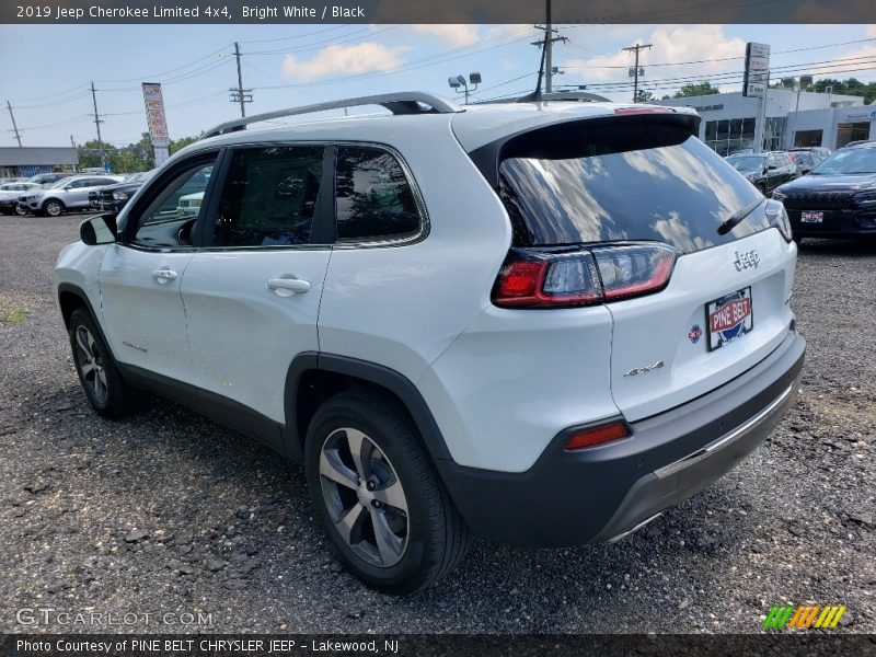 Bright White / Black 2019 Jeep Cherokee Limited 4x4