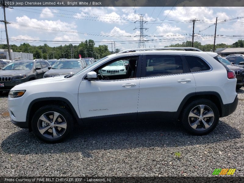 Bright White / Black 2019 Jeep Cherokee Limited 4x4