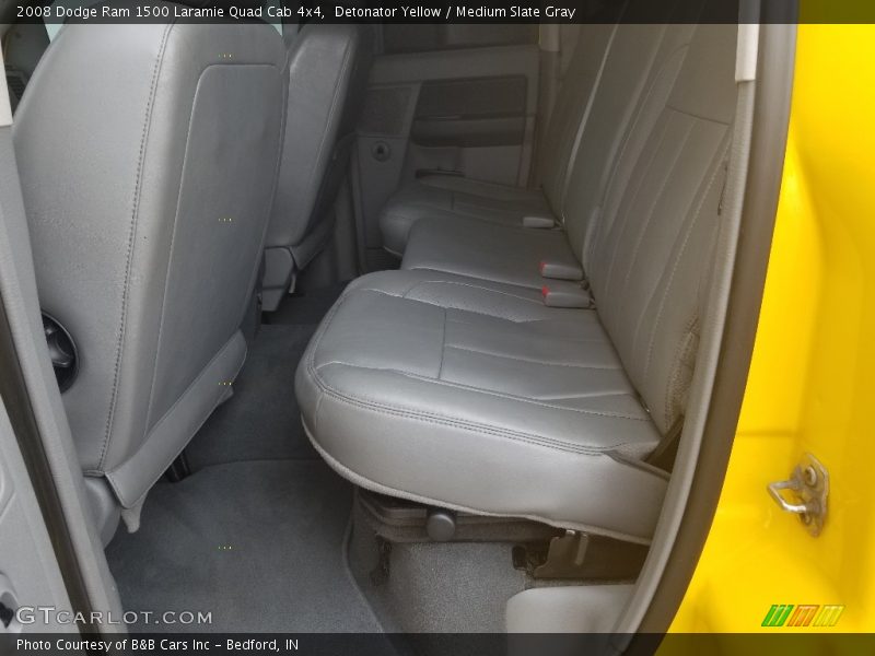 Detonator Yellow / Medium Slate Gray 2008 Dodge Ram 1500 Laramie Quad Cab 4x4