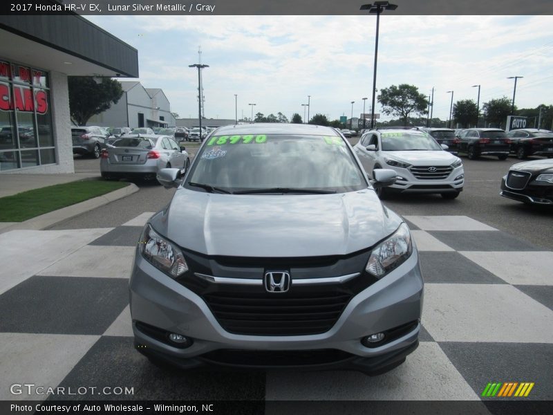 Lunar Silver Metallic / Gray 2017 Honda HR-V EX