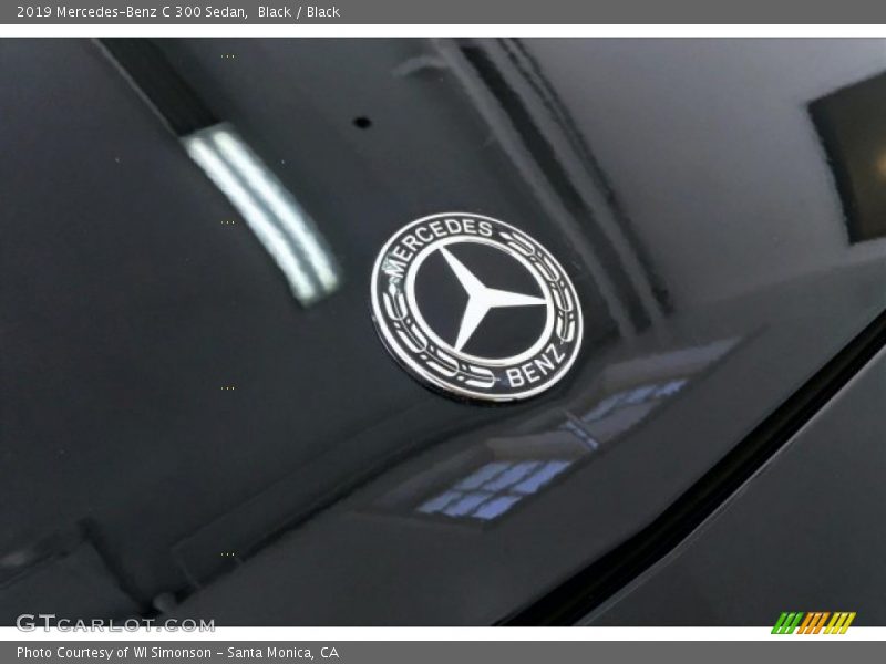 Black / Black 2019 Mercedes-Benz C 300 Sedan