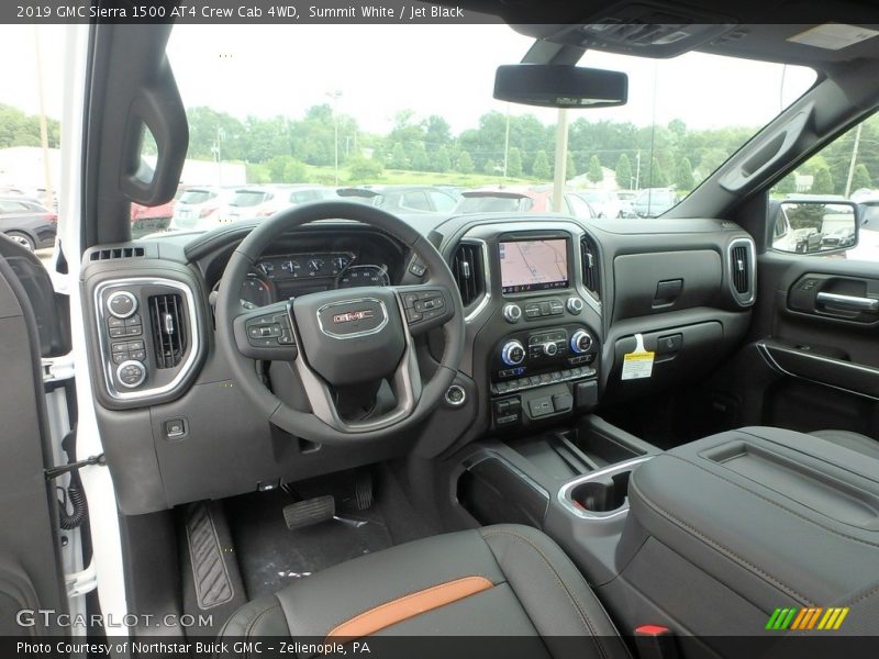  2019 Sierra 1500 AT4 Crew Cab 4WD Jet Black Interior