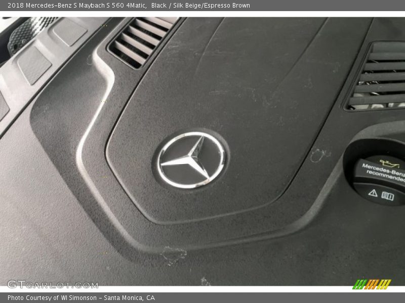 Black / Silk Beige/Espresso Brown 2018 Mercedes-Benz S Maybach S 560 4Matic