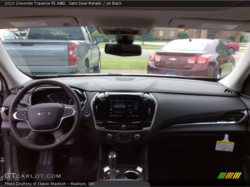 Dashboard of 2020 Traverse RS AWD