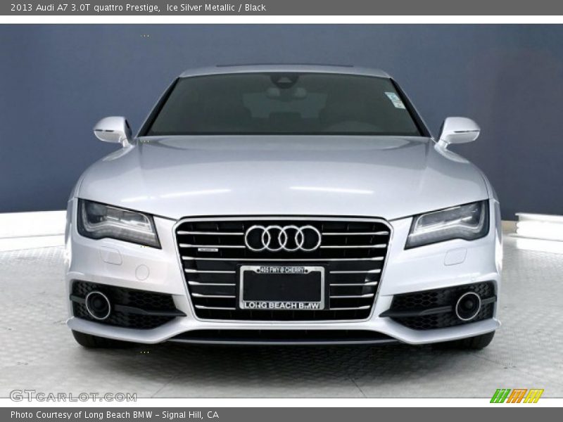 Ice Silver Metallic / Black 2013 Audi A7 3.0T quattro Prestige