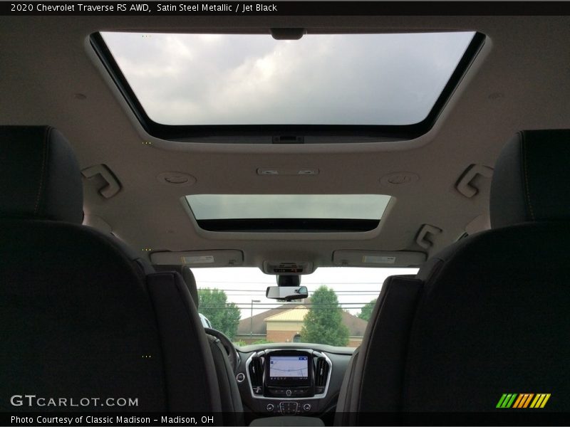 Sunroof of 2020 Traverse RS AWD