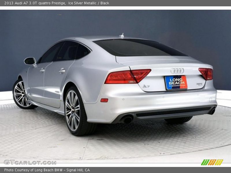 Ice Silver Metallic / Black 2013 Audi A7 3.0T quattro Prestige