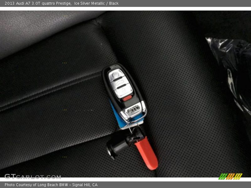 Ice Silver Metallic / Black 2013 Audi A7 3.0T quattro Prestige