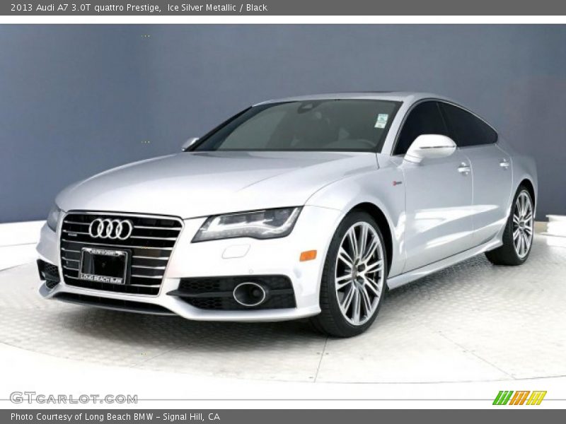 Ice Silver Metallic / Black 2013 Audi A7 3.0T quattro Prestige
