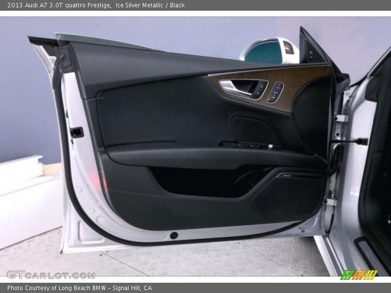 Ice Silver Metallic / Black 2013 Audi A7 3.0T quattro Prestige