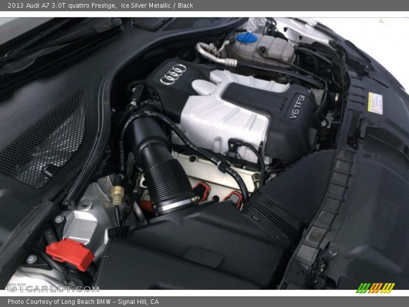 Ice Silver Metallic / Black 2013 Audi A7 3.0T quattro Prestige