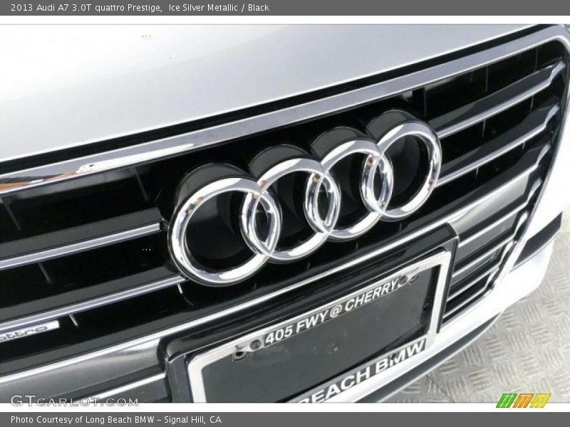 Ice Silver Metallic / Black 2013 Audi A7 3.0T quattro Prestige