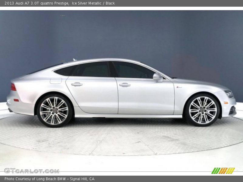 Ice Silver Metallic / Black 2013 Audi A7 3.0T quattro Prestige