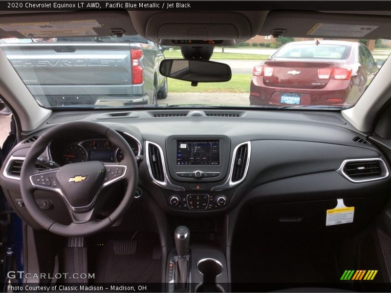 Pacific Blue Metallic / Jet Black 2020 Chevrolet Equinox LT AWD