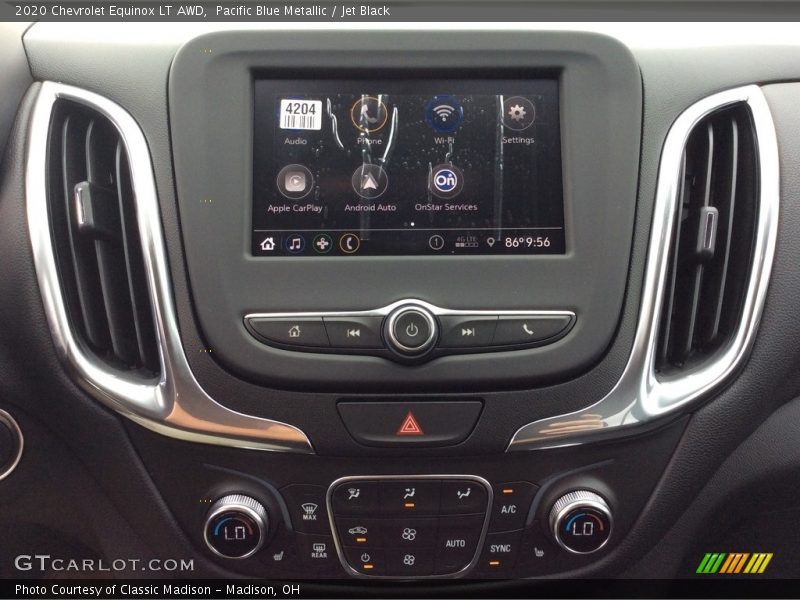 Controls of 2020 Equinox LT AWD