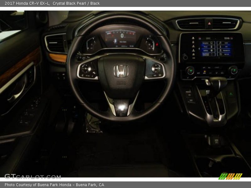 Crystal Black Pearl / Black 2017 Honda CR-V EX-L