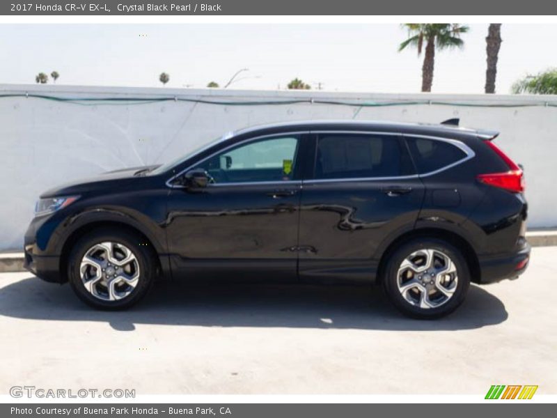 Crystal Black Pearl / Black 2017 Honda CR-V EX-L