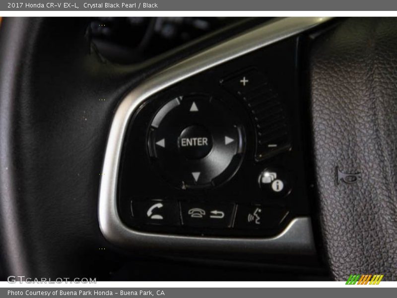 Crystal Black Pearl / Black 2017 Honda CR-V EX-L