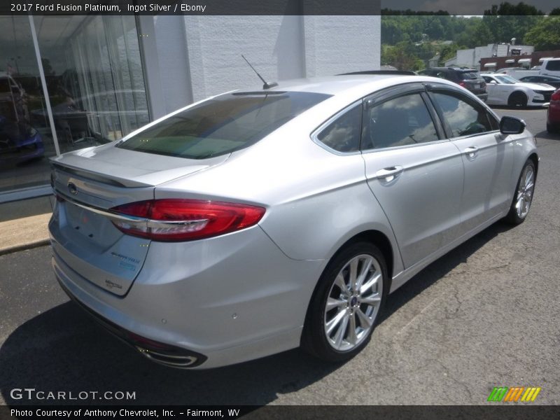 Ingot Silver / Ebony 2017 Ford Fusion Platinum