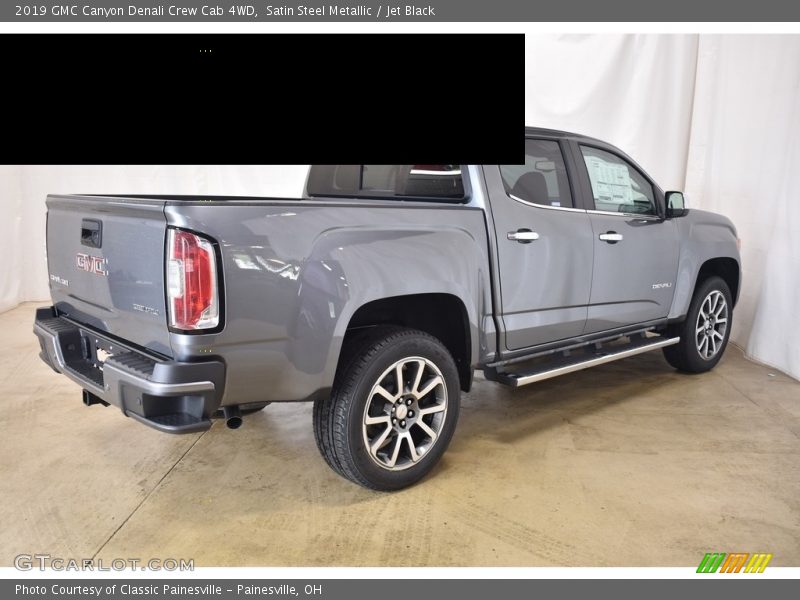 Satin Steel Metallic / Jet Black 2019 GMC Canyon Denali Crew Cab 4WD